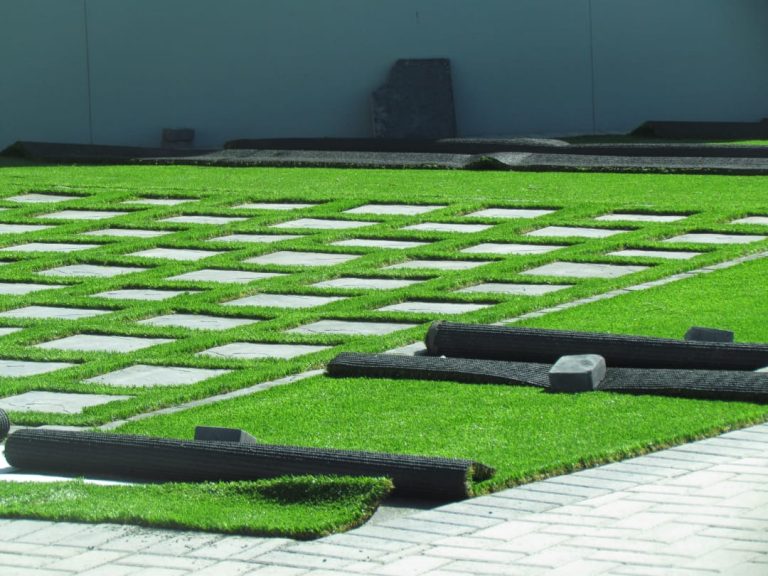 Roll on artificial grass over paving SimpleGrassTurf co za